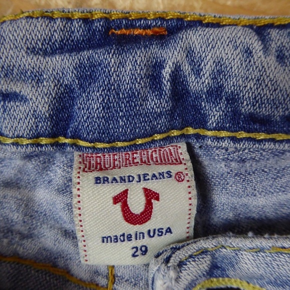 True Religion Women Size 29 Kate Crop Capri Jean - Picture 4 of 6